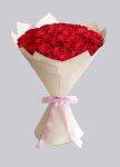 100 Red Roses Elegant Bouquet – 699 Aed