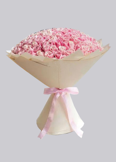 200 Pink Roses Bouquet – 1499 Aed